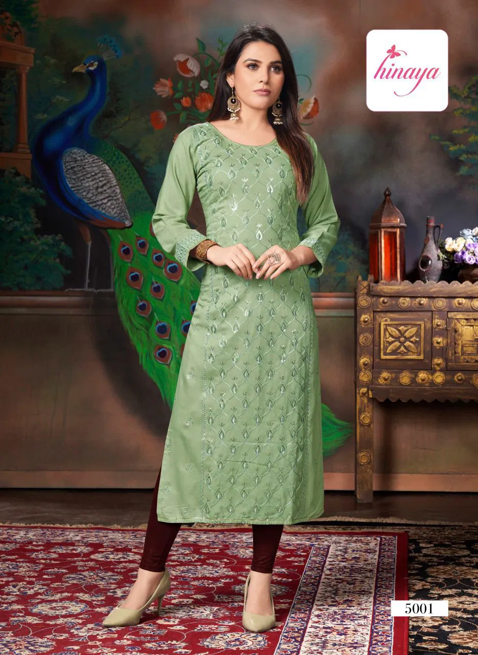 Kareena 4 Fancy Designer Embroidery Ethnic Wear Kurtis Collection